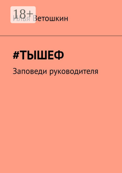 Ветошкин Илья: #Тышеф. Заповеди руководителя