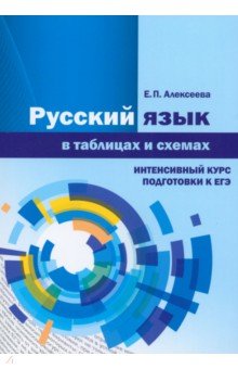 Алексеева Елена Сергеевна: Русский язык в таблицах и схемах. Интенсивный курс подготовки к ЕГЭ-2024