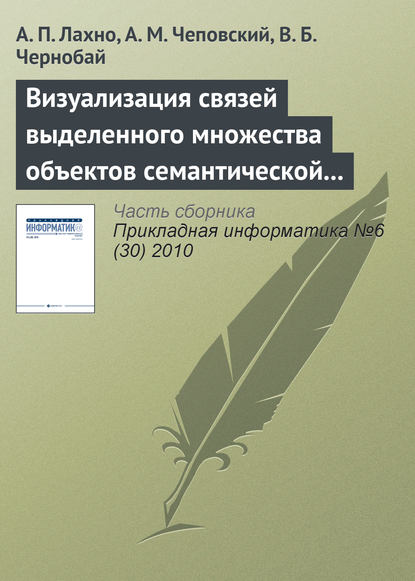 Визуализация связей выделенного множества объектов семантической сети