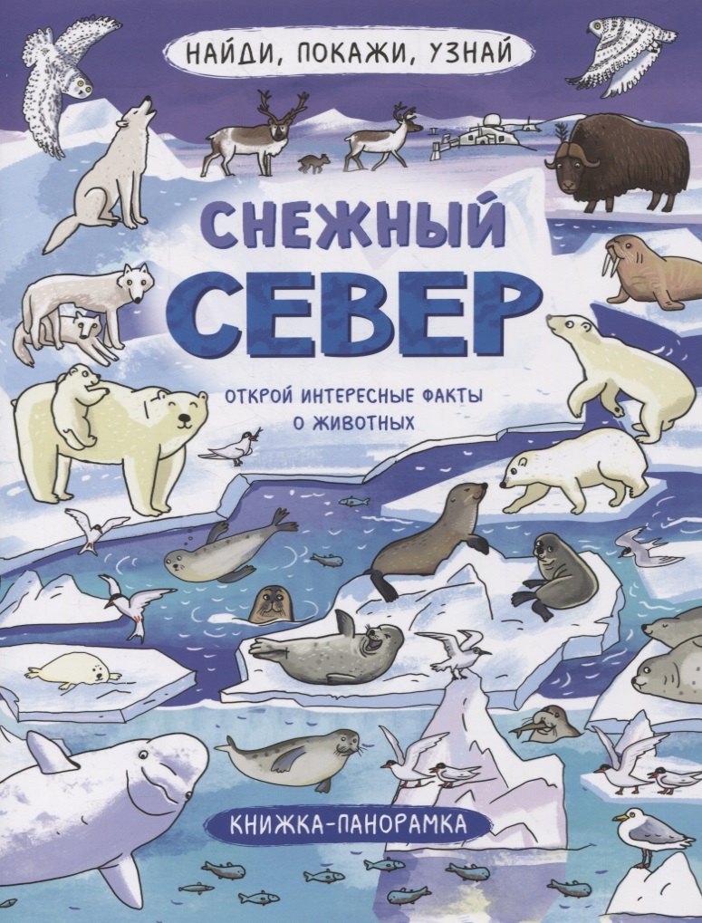 Книжка-панорамка &quot;Снежный Север&quot;