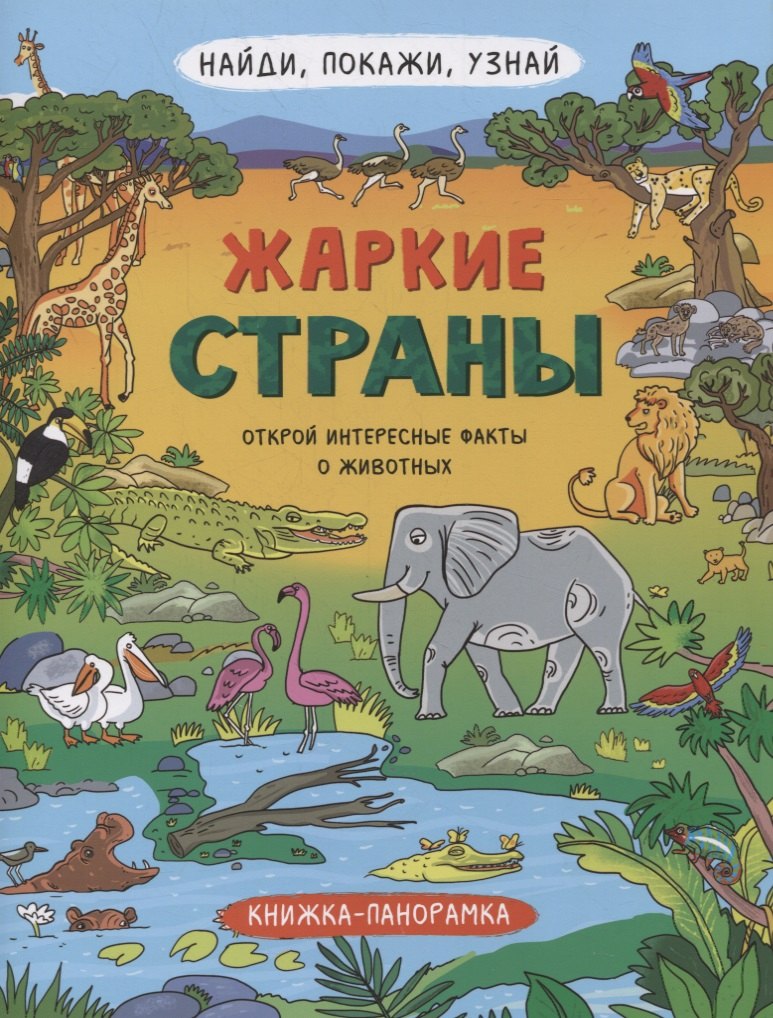 Книжка-панорамка &quot;Жаркие страны&quot;