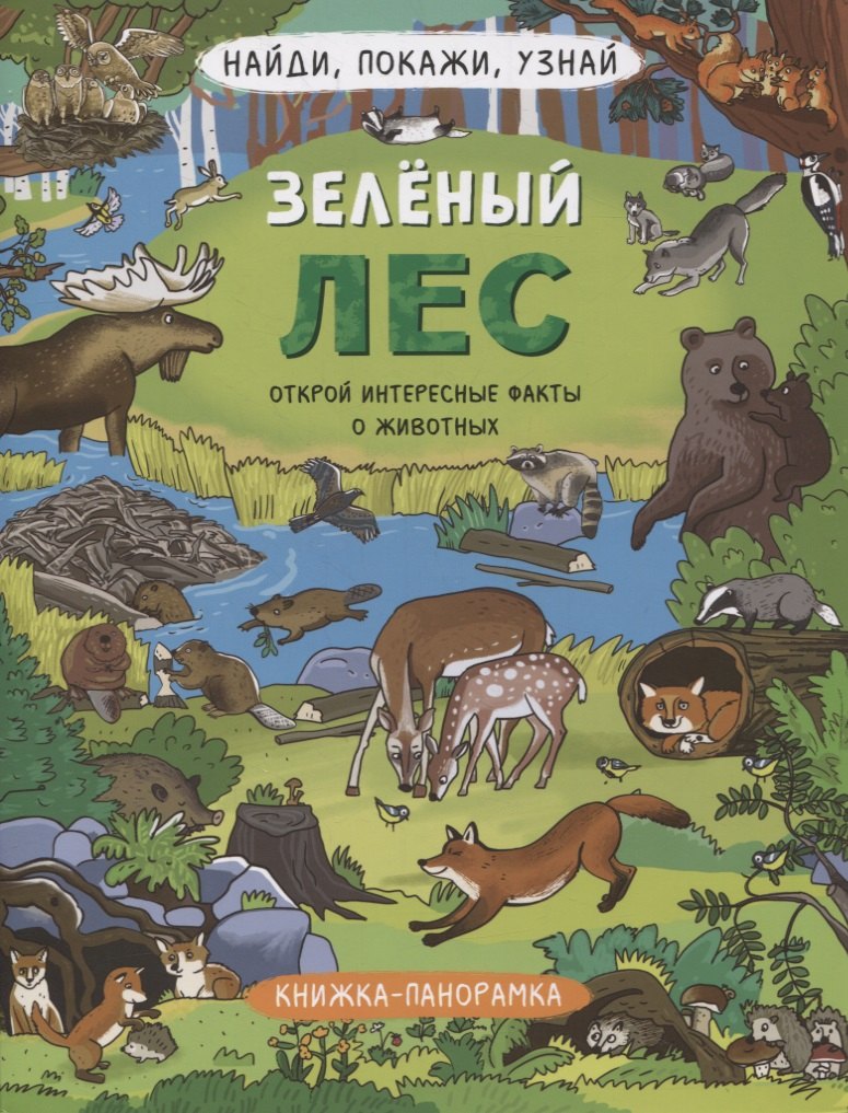 Книжка-панорамка &quot;Зеленый лес&quot;