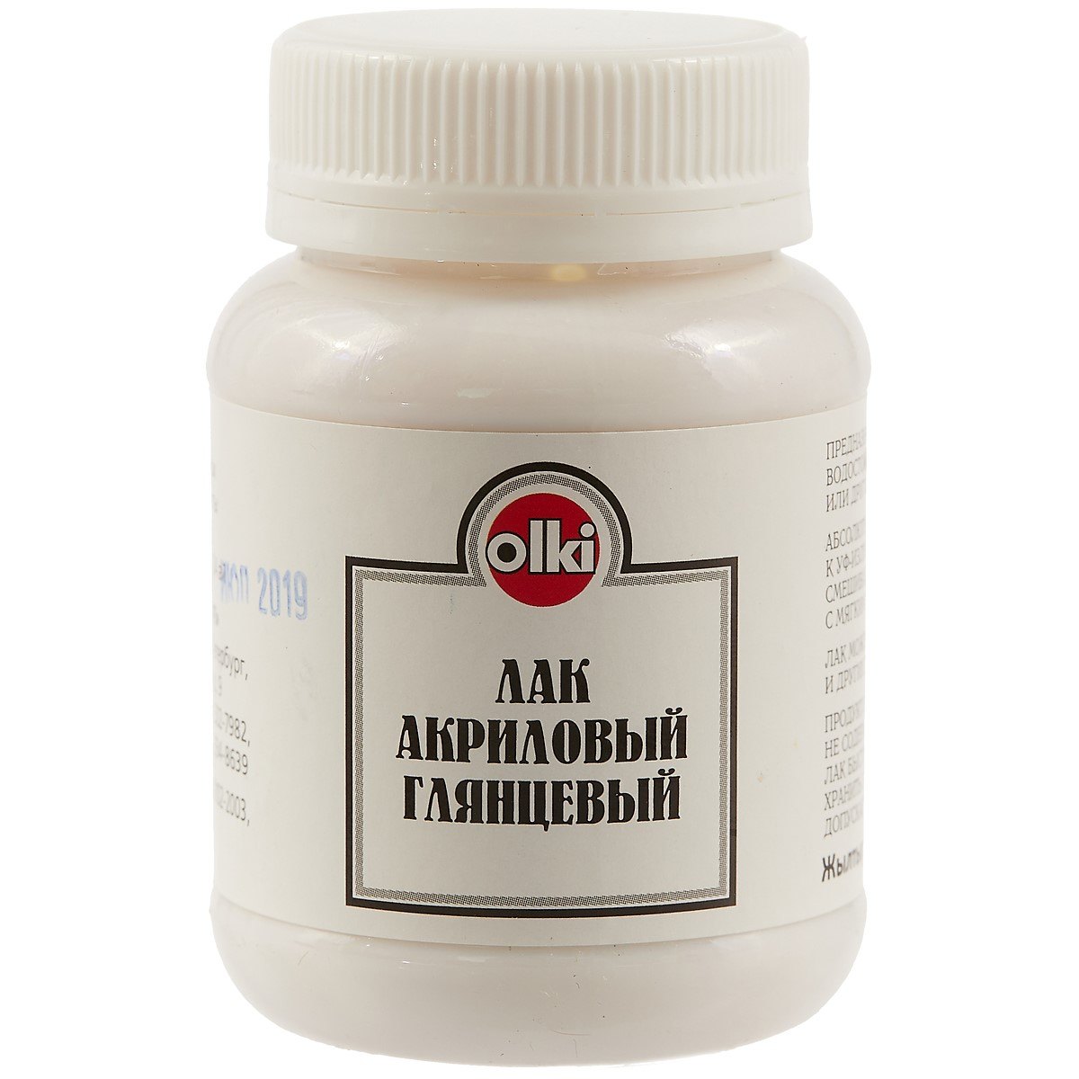 Акриловый глянцевый лак olki, 100 мл