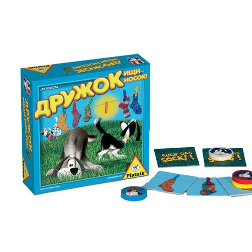 Piatnik: Настольная игра, PIATNIK, Дружок, ищи носок!