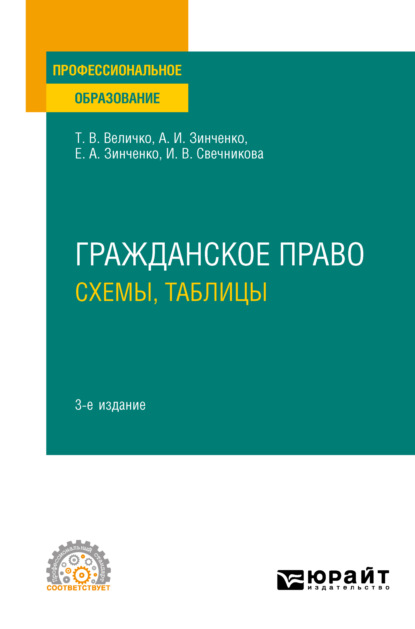Васильевна Ирина Свечникова: Гражданское право. Схемы, таблицы 3-е изд., пер. и доп. Учебное пособие для СПО