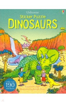 Leigh Susannah: Sticker Puzzle Dinosaurs