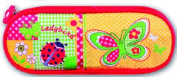 патруль Щенячий: Пенал школьный Феникс+ 20,5*7,5*4см Пэчворк бабочка без наполнения с откидной крышкой, атлас