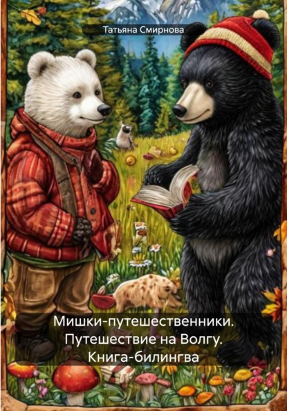 Андреевна Татьяна Смирнова: Мишки-путешественники. Путешествие на Волгу. Книга-билингва
