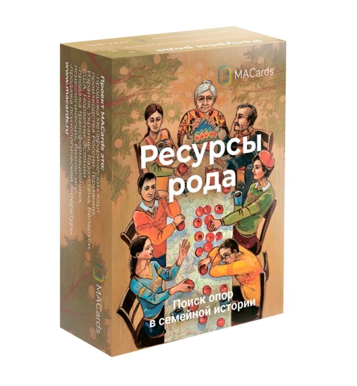 Ольга Крутова: Метафорические ассоциативные карты &quot;Ресурсы Рода&quot;. Поиск опор в семейной истории