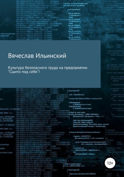 Ильинский Вячеслав Александрович: Культура безопасного труда на предприятии. «Сшито под себя!»