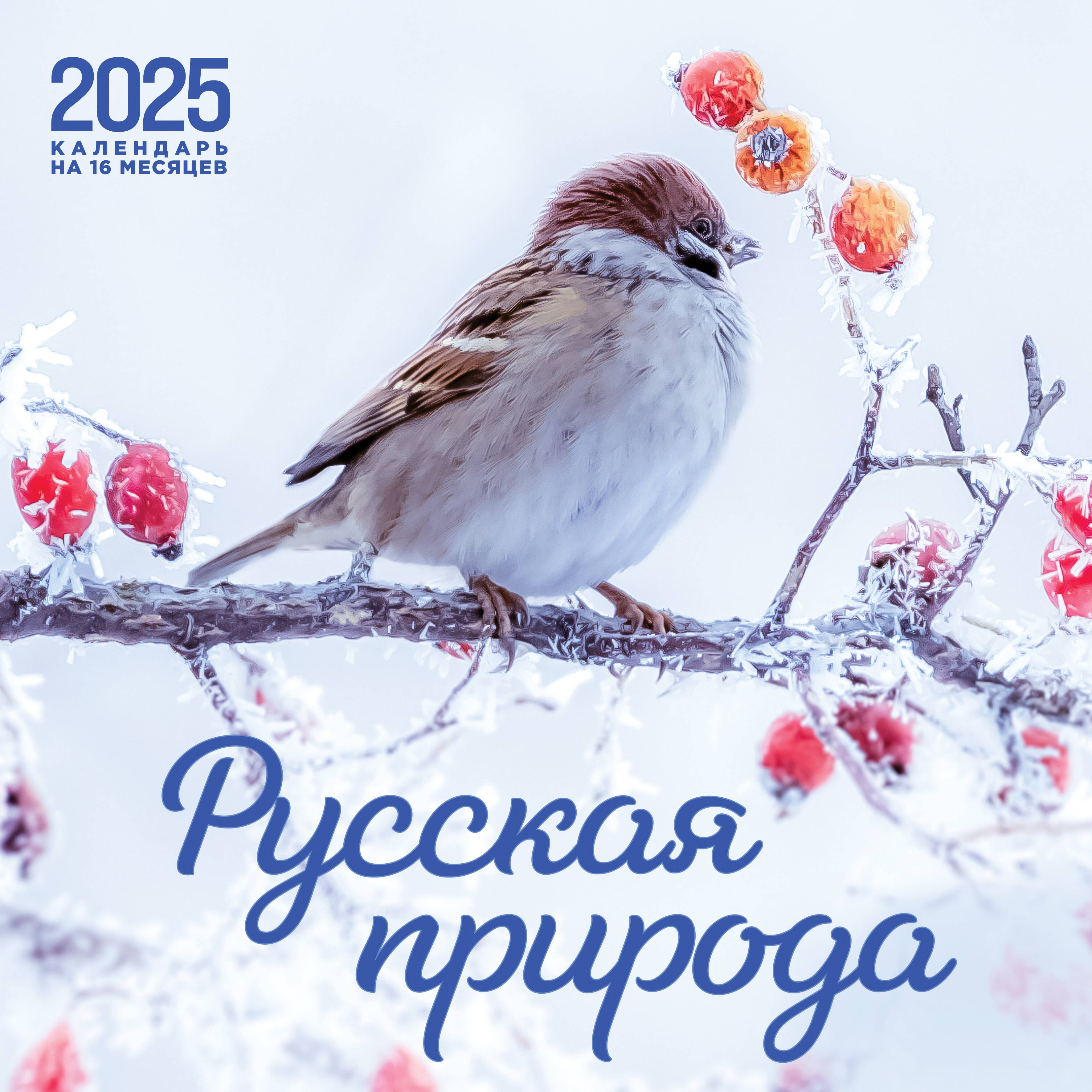 Календарь 2025г 300*300 "Русская природа" настенный, на скрепке
