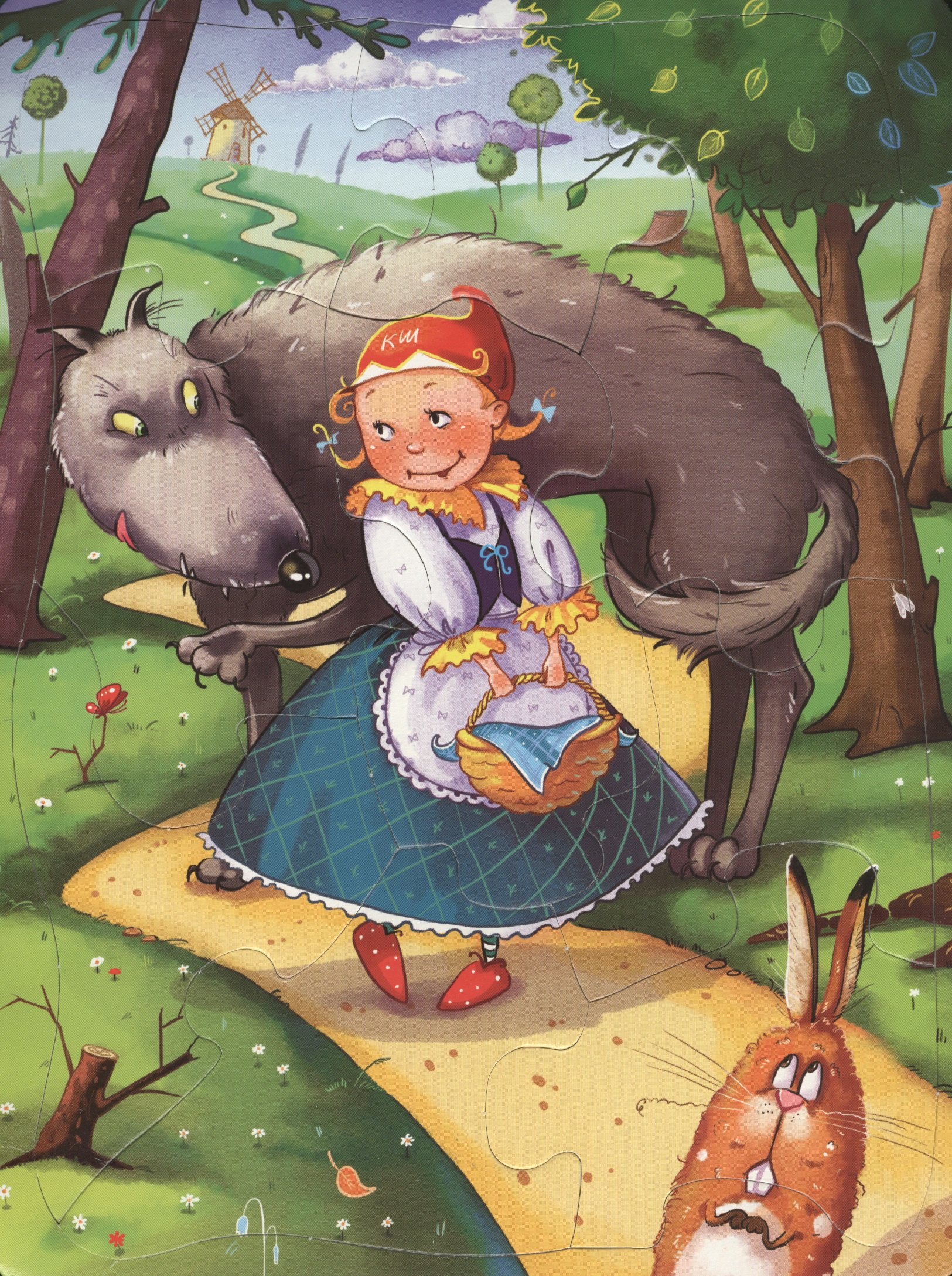 Гетцель Виктория: Красная Шапочка. Читаем и собираем сказку