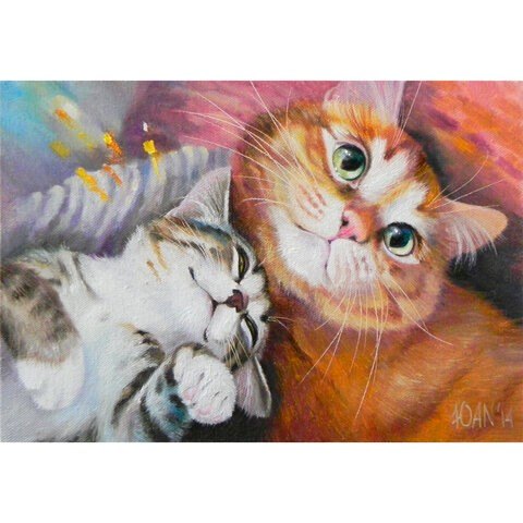 Картина стразами (алмазная мозаика) 30x40 см, ОСТРОВ СОКРОВИЩ &quot;Тёплая дружба&quot;, без подрамника,662561