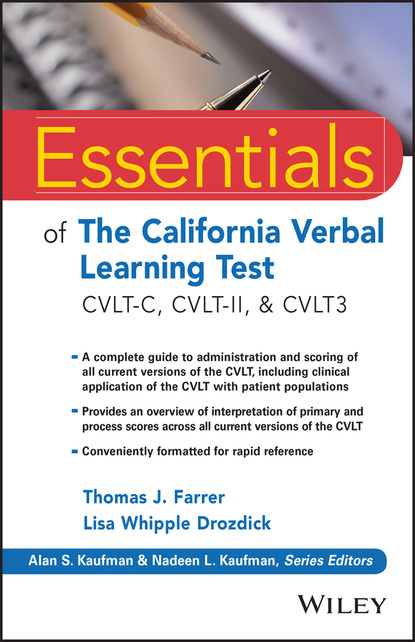 J. Thomas Farrer: Essentials of the California Verbal Learning Test