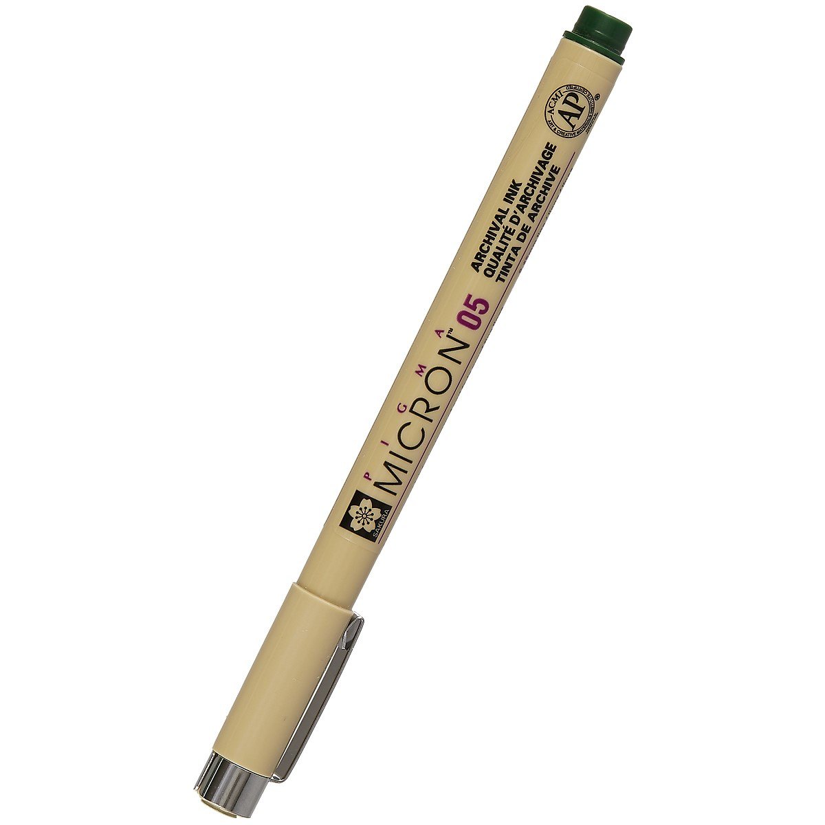 Ручка капиллярная Pigma Micron 0.45мм Хаки, Sakura
