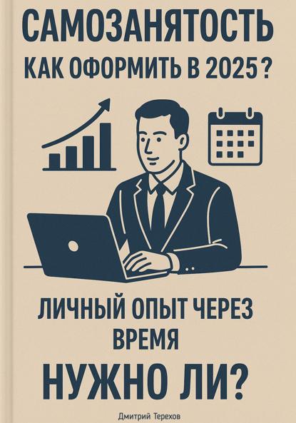 Терехов Дмитрий: Самозанятость. Как оформить в 2025? Личный опыт через время. Полный разбор