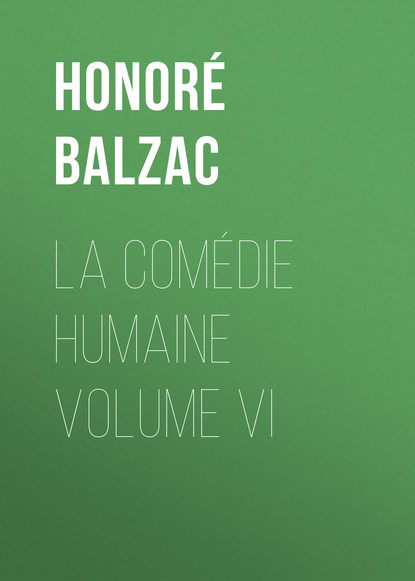 Balzac Honore de: La Comédie humaine volume VI