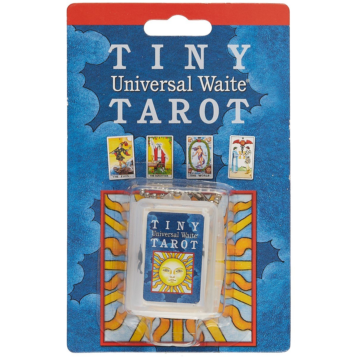 Edward Waite A.: Таро Аввалон, Universal Waite Tarot Key Chain Универсальное Таро Уэйта брелок для ключей (карты+инструкция на англ