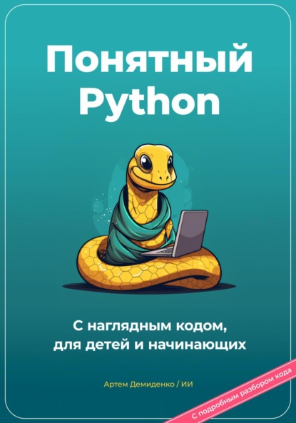 Демиденко Артем: Понятный Python. С наглядным кодом, для детей и начинающих