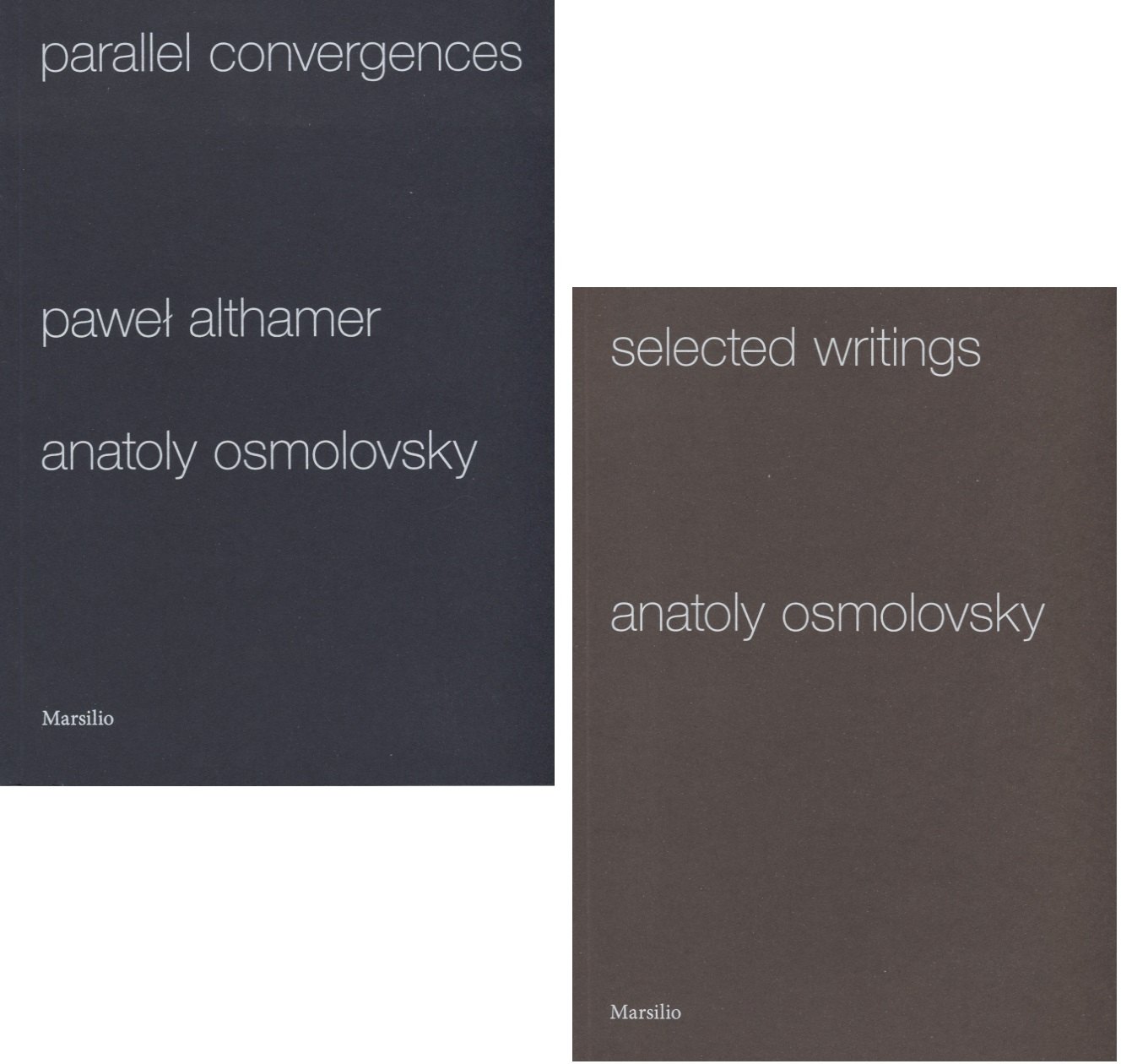 Althamer Pavel: Selected writings. Parallel convergences. Комплект из 2 книг