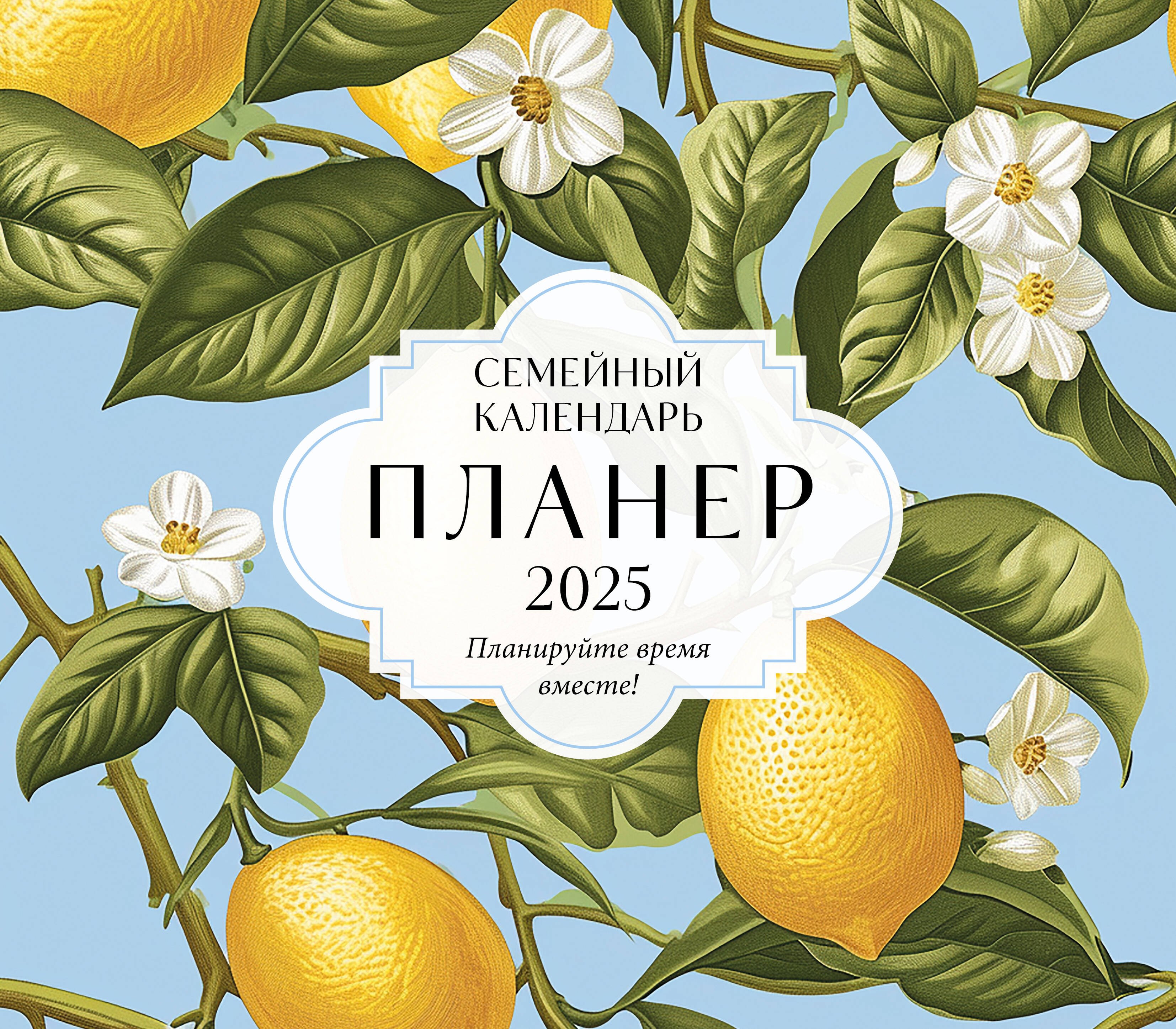 Календарь-планер 2025г 245*280 "Планируйте время вместе! (новое оформление)" настенный, на скрепке