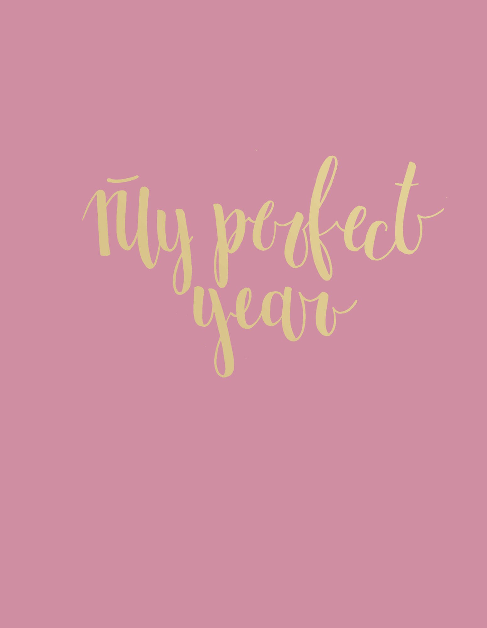 Дрюма Любовь: Ежедневник My perfect year, 128 листов, розовый