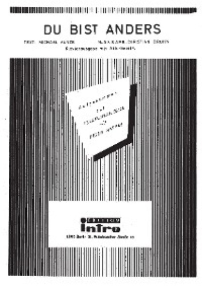 Kunze Michael: Du bist anders