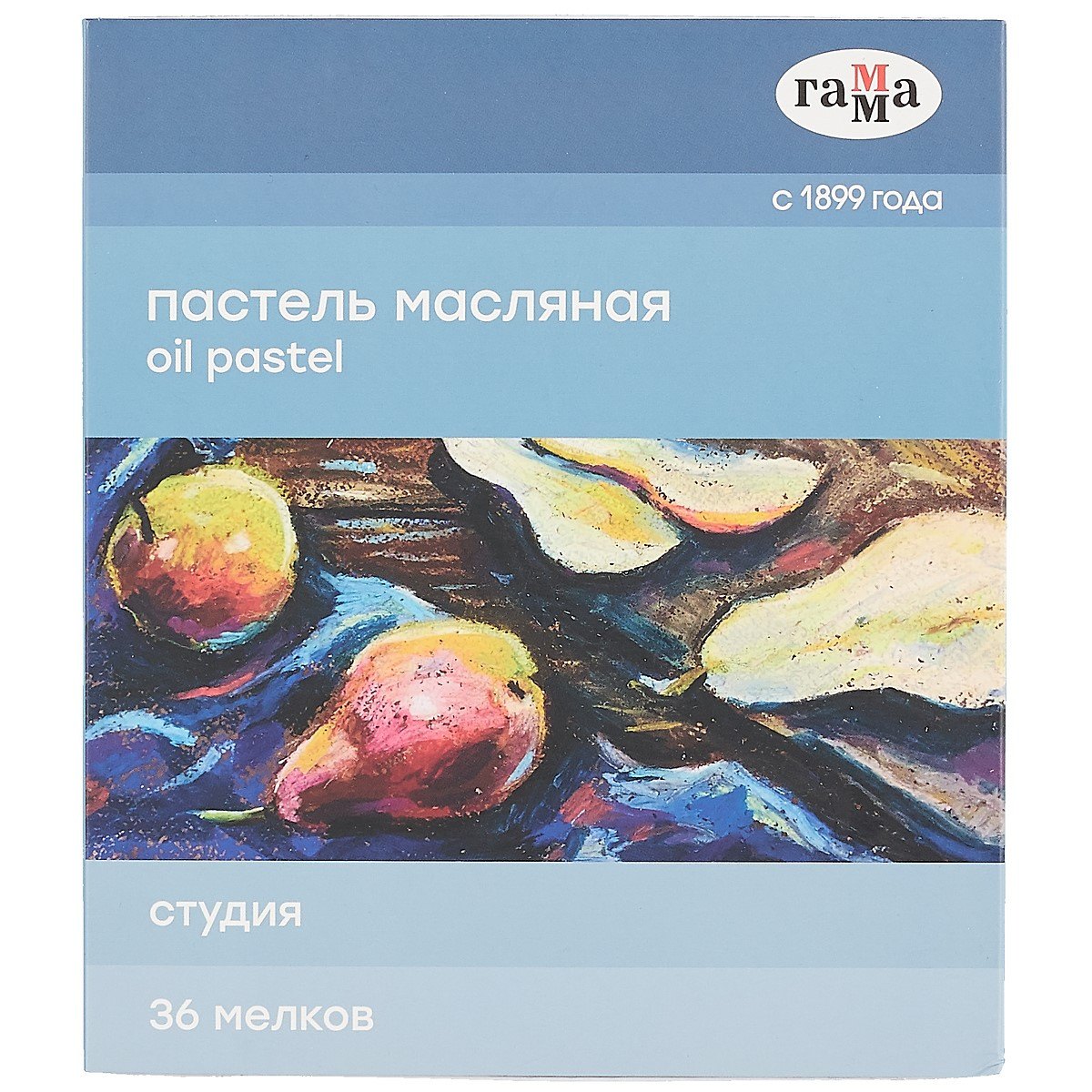 Пастель масляная &quot;Студия&quot;, 36цв, картон. упак., Гамма