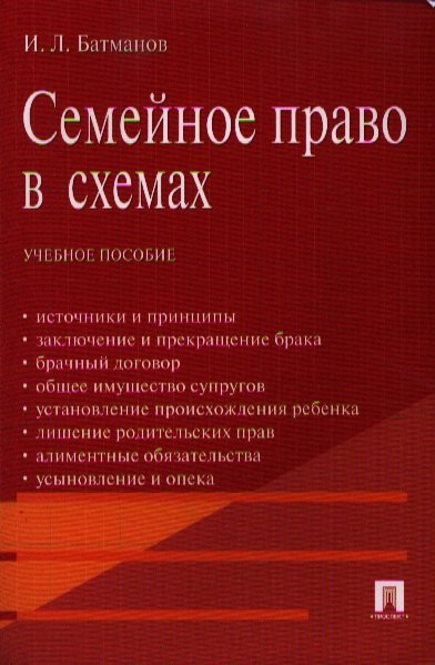 Батманов И. Л.: Семейное право в схемах.Уч.пос.