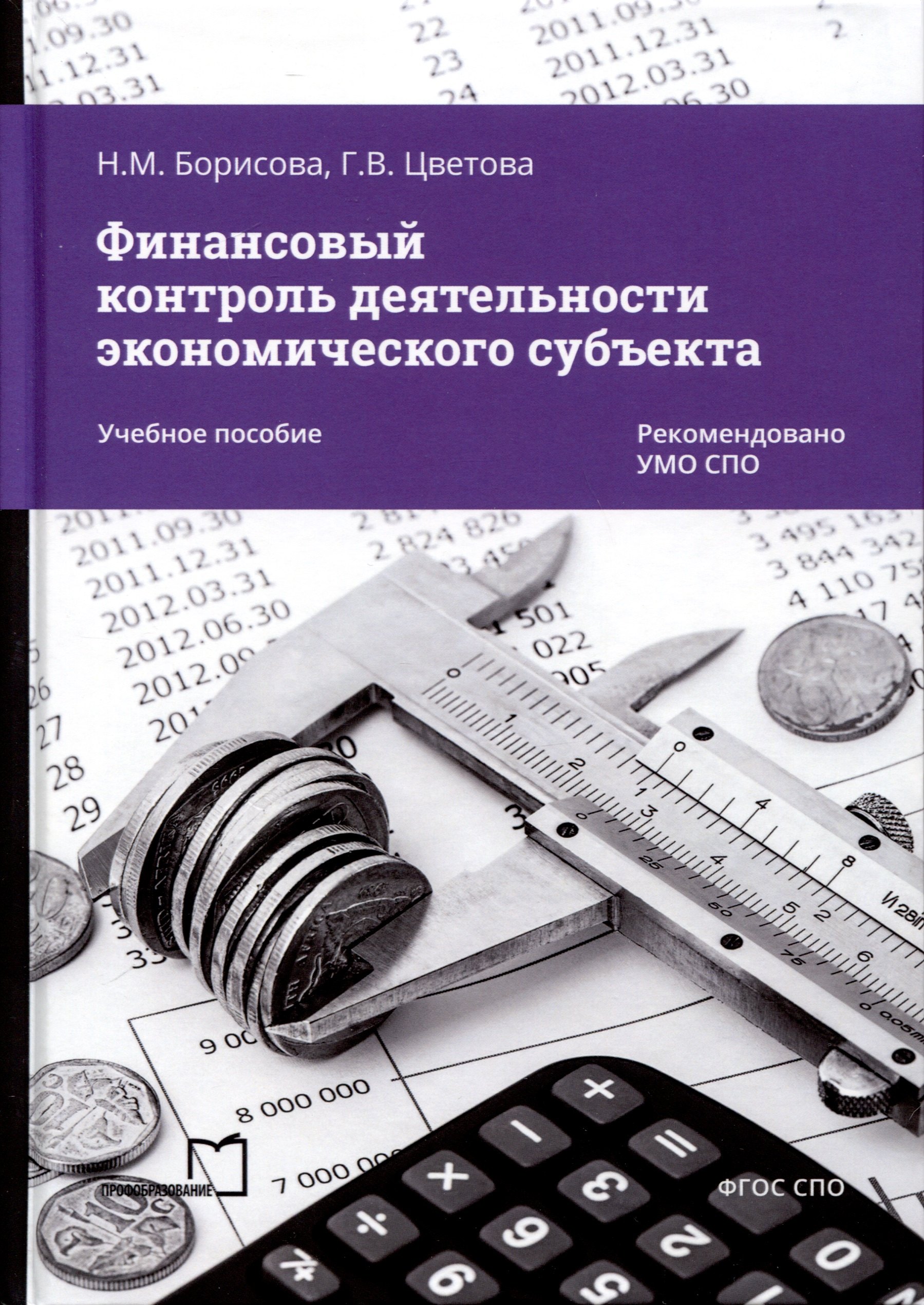 Владимировна Цветова Галина: Финансовый контроль деятельности экономического субъекта