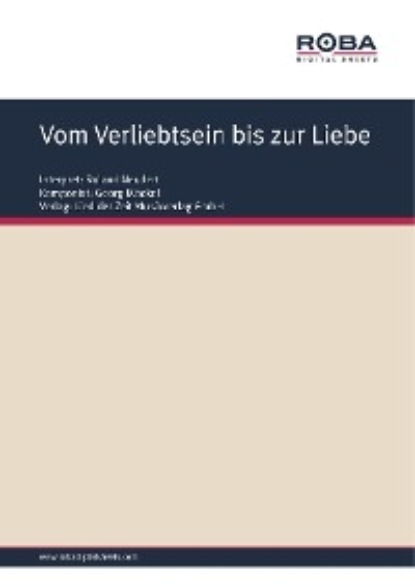 Möckel Georg: Vom Verliebtsein bis zur Liebe