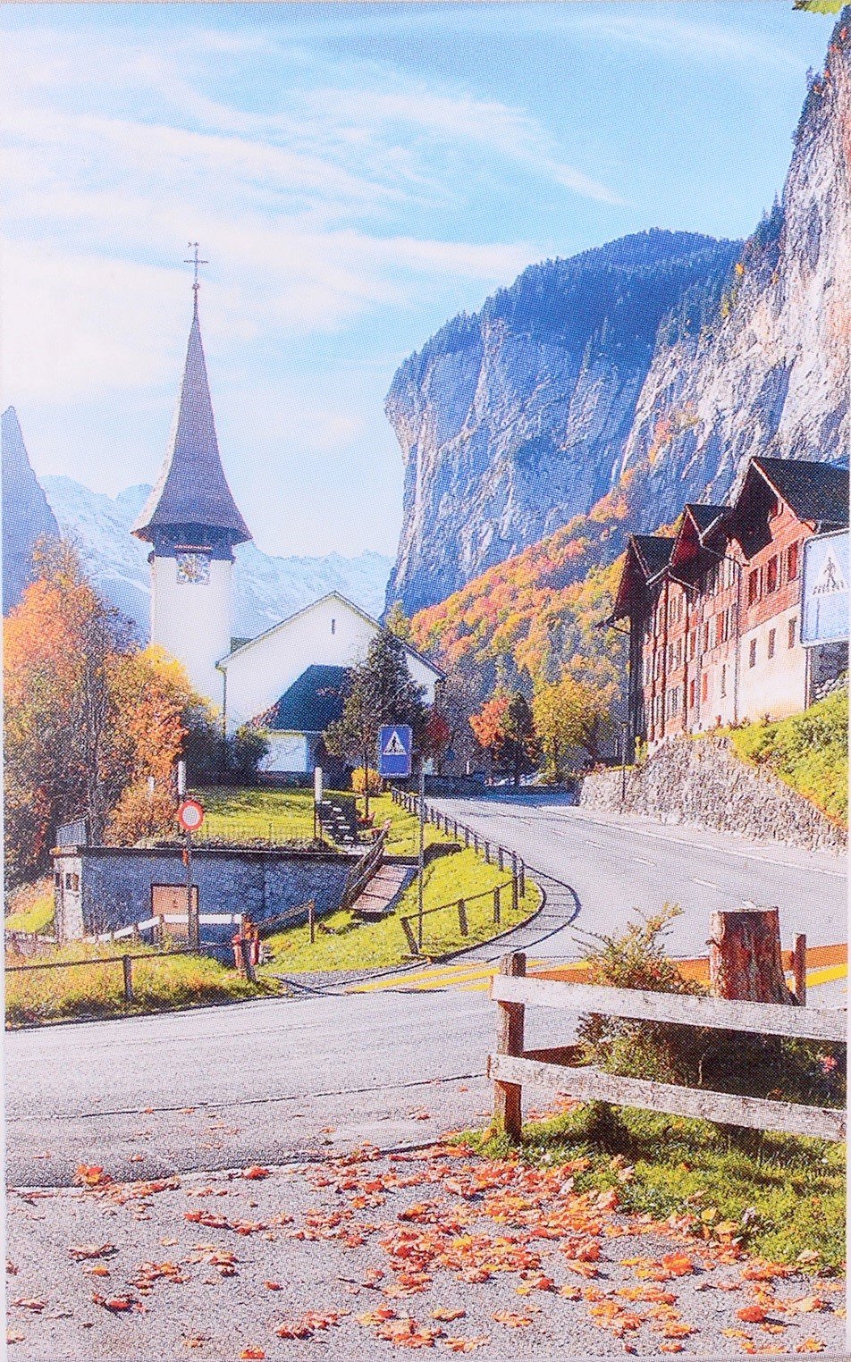 Картина для раскрашивания по номерам. ПАННО. Дорога в горах. 30x50 см