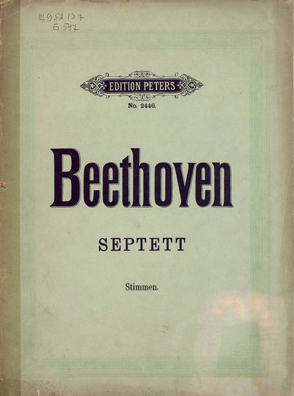 ван Людвиг Бетховен: Septett v. L. van Beethoven