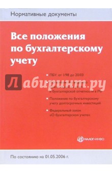 Все положения по бухгалтерскому учету