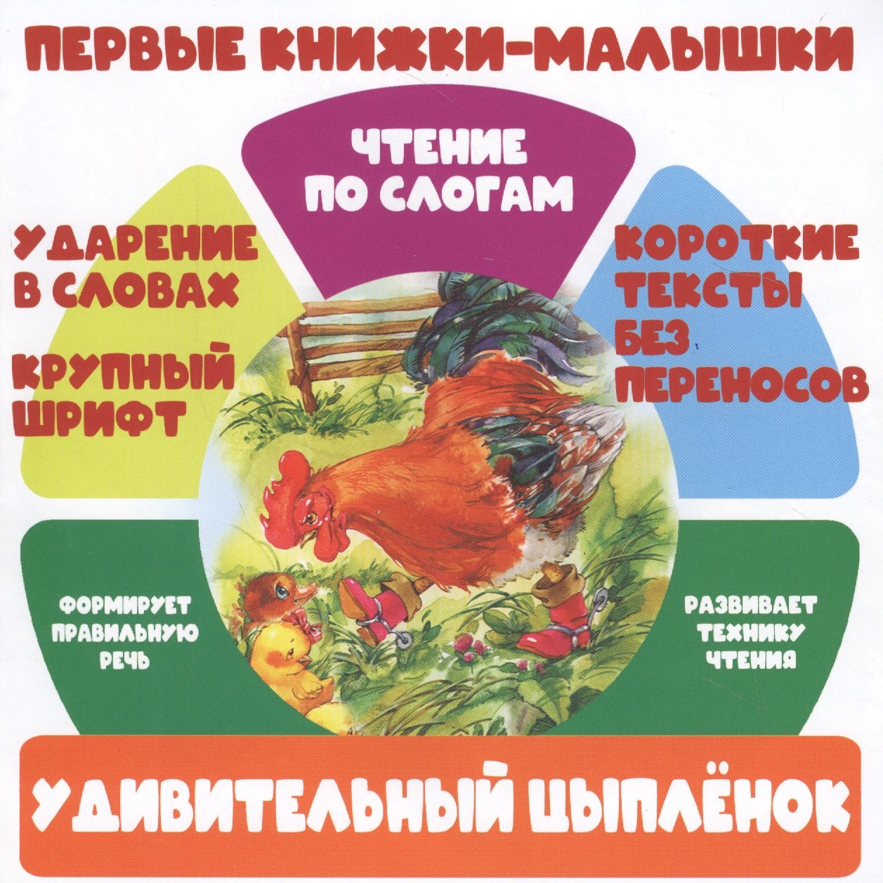 Удивительный цыпленок. Чтение по слогам