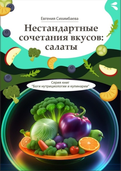 Сихимбаева Евгения: Нестандартные сочетания вкусов: салаты. Серия книг «Боги нутрициологии и кулинарии»