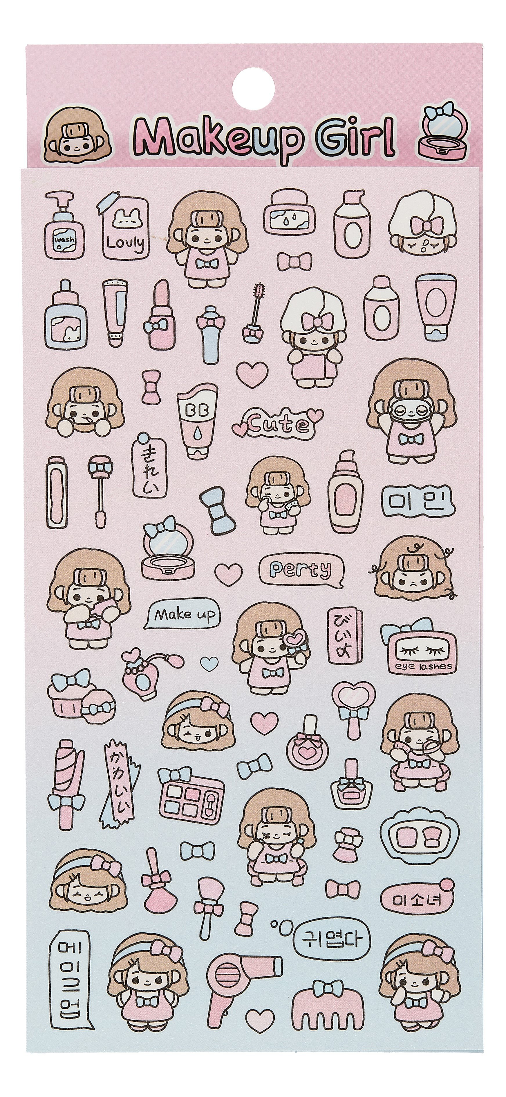 Наклейки Makeup Gerl, PVC
