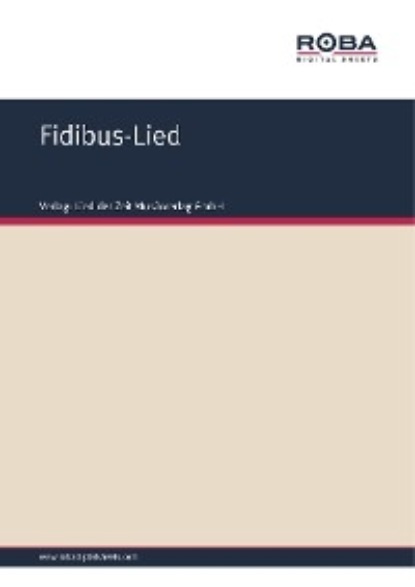 Natschinski Gerd: Fidibus-Lied