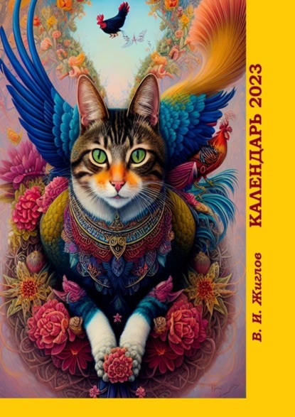 Жиглов Валерий: Календарь-2023. Сказочные химеры–котопетушки