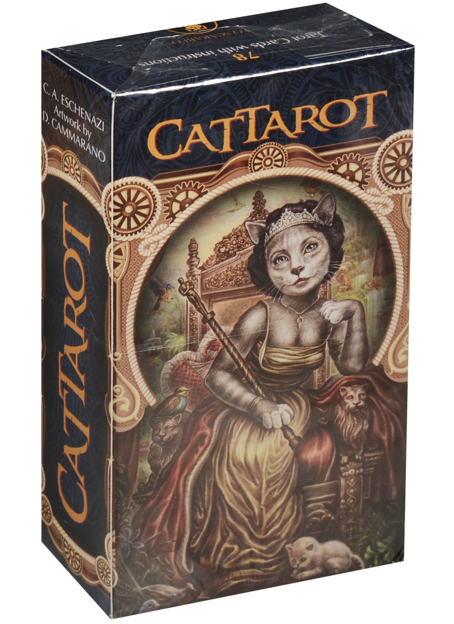 Эсчинази Кэрол-Анн: Cattarot Tarot Cards with instructions