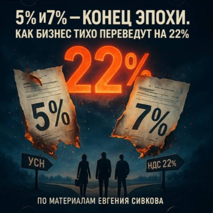 Владимирович Евгений Сивков: 5% и 7% конец эпохи. Как бизнес тихо переведут на 22%