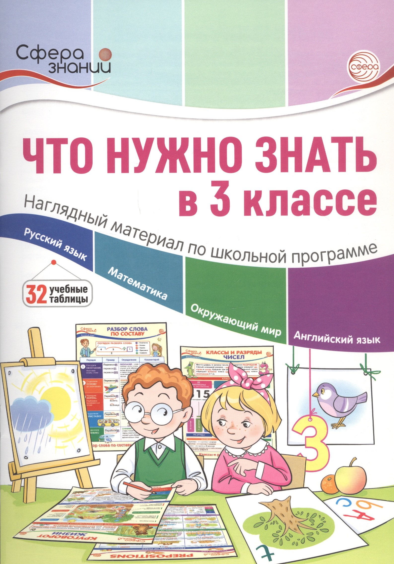 Т.В. Цветкова: Что нужно знать в 3 классе: наглядный материал по школьной программе