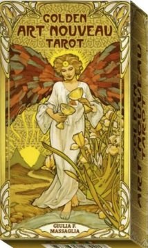 Ф. Массагли Джулия: Золотое Таро Уэйт Арт-Нуво / Golden Art Nouveau Tarot. 78 карт с инструкцией