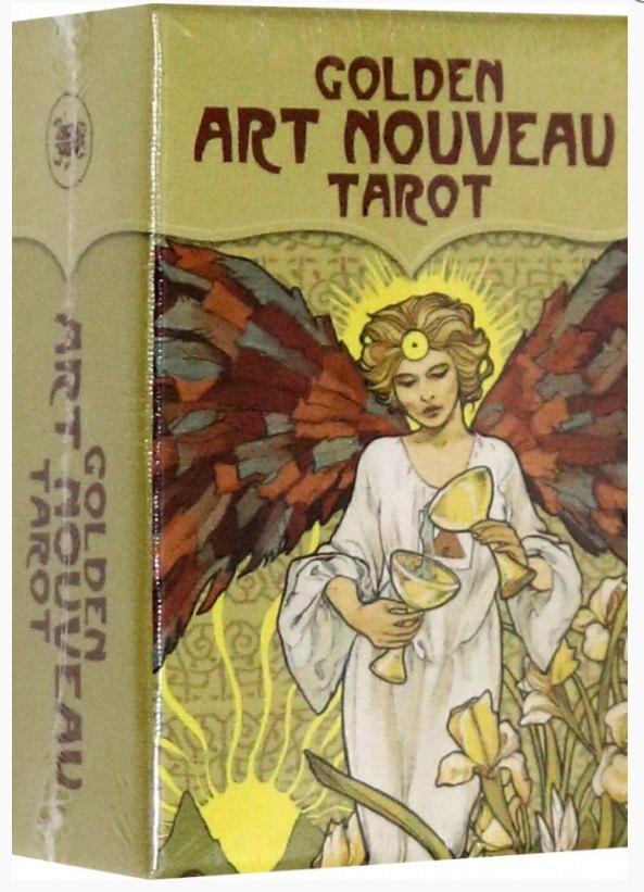 Ф. Массагли Джулия: Golden art nouveau tarot (78 Gold Print Tarot Cards with Instructions)